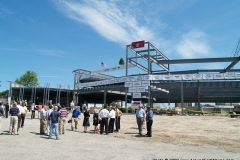 2009/07/01: The I-beam in place