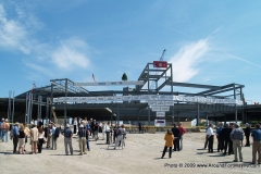 2009/07/01: The I-beam in place