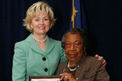 IN Lieutenant Governor Becky Skillman and Hana Stith