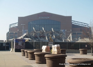 Demolition of Hoosierdome continues