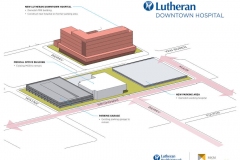Lutheran Downtown Hospital site plan