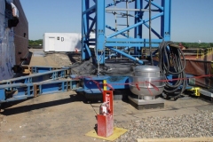 Construction crane at Lutheran Hospital