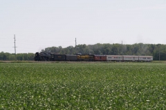 2012/07/11: The NKP 765 south of Yoder Indiana