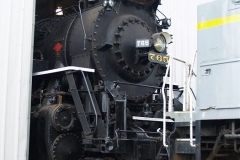 2009/05/01: 765 sliding out of the shop