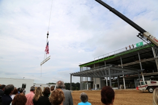 Parkview Warsaw topping out ceremony