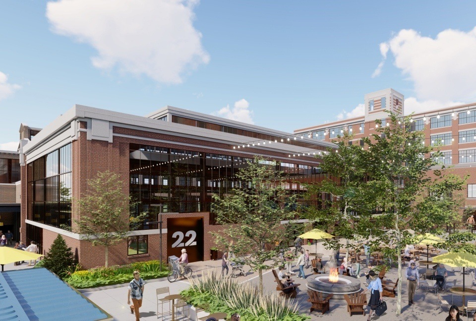 Electric Works rendering of the Union Street Market