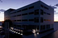 Rendering of northwest corner of Citizens Square