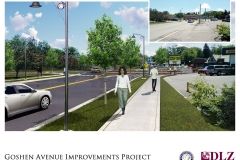 Goshen Avenue Roundabout rendering