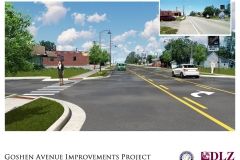 Goshen Avenue Roundabout rendering