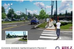 Goshen Avenue Roundabout rendering