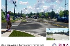 Goshen Avenue Roundabout rendering