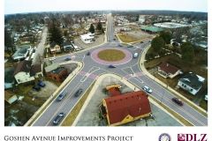 Goshen Avenue Roundabout rendering