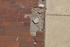 Brick sidewalk