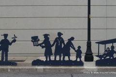 The Barr Street Ribbon of Community silhouettes