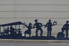 The Barr Street Ribbon of Community silhouettes