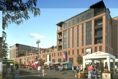 2020/01/23: Rendering of the north side of The Lofts At Headwaters