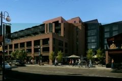 2020/01/23: Rendering of the southeast corner of The Lofts At Headwaters