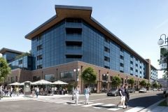 2020/01/23: Rendering of the northwest corner of The Riverfront At Promenade Park