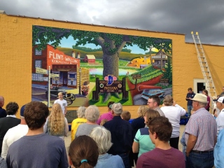 Daniel McDonald mural in Albion