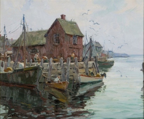 Painting by Paul Strisik