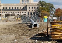 Harrison Square Light Towers