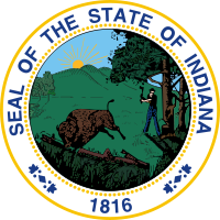 Governor Pence vetoes HEA 1082 State of Indiana Seal