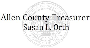 Property Tax Bills to be mailed Monday Allen County Treasurer logo