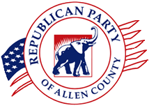 Dialogue with the Latino Community Allen County Republican Party logo