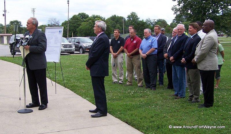 FW Parks news conference photos and video interviews July 29, 2013 Fort Wayne Parks news conference