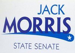 Jack Morris and Northeast Indiana Building Trades announce Apprentice Fair Jack Morris campaign sign