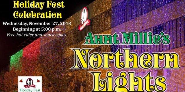 Aunt Millie’s Holiday Fest tent moving one block east Aunt Millie's display