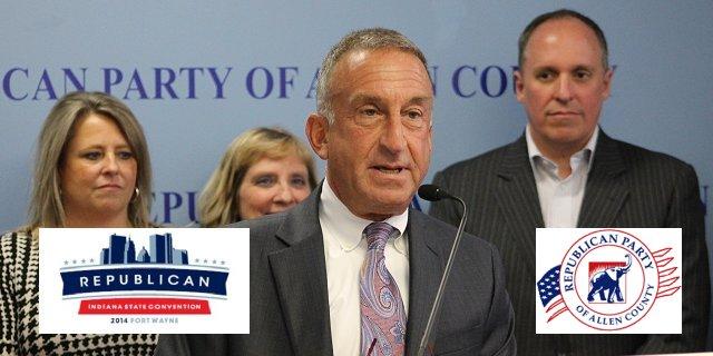 Photos and video from yesterday’s GOP State Convention announcement Announce of details about the upcoming Republican Indiana State Convention.