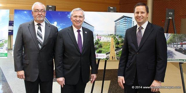 Photos and video from the Project Emerald Skyline announcement Bill Bean, Mayor Tom Henry and Tim Ash