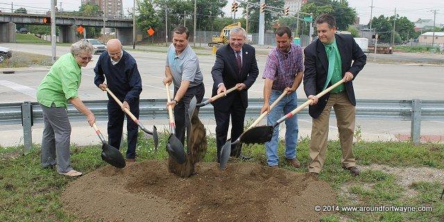 Photos and video from last Tuesday’s roundabout groundbreaking Fairfield/Ewing roundabout