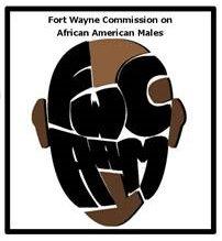 Back to school event promotes dads involvement in education Fort Wayne Commission on African American Males logo