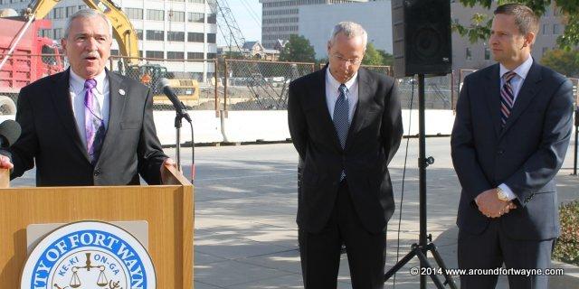 Photos and video from Project Emerald Skyline update Mayor Tom Henry, Tim Haffner, and Tim Ash