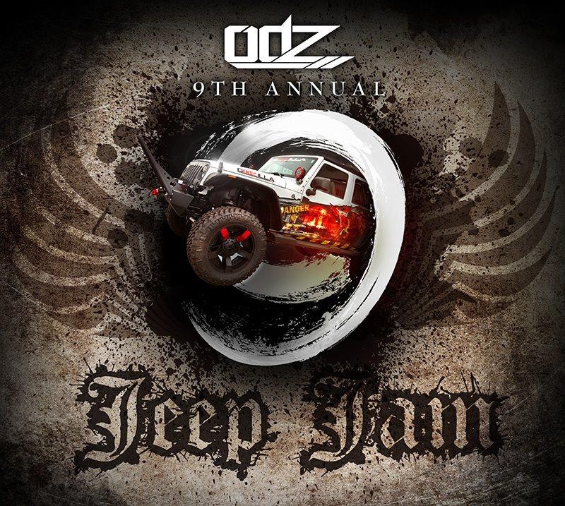 Off-roaders “jeep” for military charity Oct. 11th ODZ Jeep Jam logo