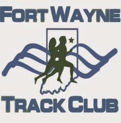 Appalachian Trail Speed record holder Scott Jurek in Indiana in 2016 Fort Wayne Track Club logo