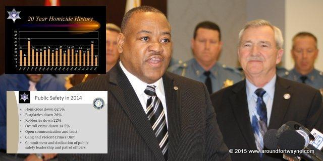 Charts, photos, stats, and video from the crime update news conference this morning Chief Garry Hamilton and Mayor Tom Henry
