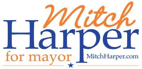 Harper officially announces candidacy for Mayor Mitch Harper for Mayor logo