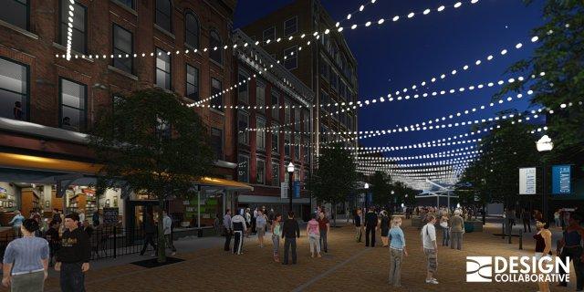 Mayor Henry announces progress being made in redeveloping The Landing Conception rendering of redeveloped The Landing