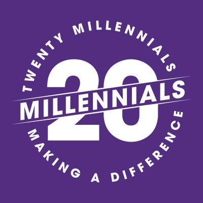 Top Twenty Millennials to be honored 20 Millennials logo
