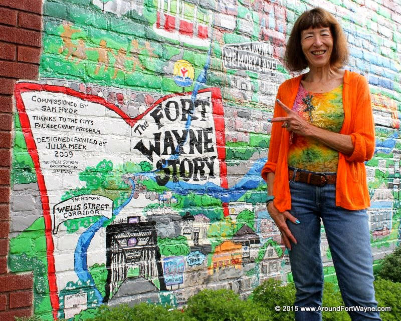 Teaser for this week’s AroundFortWayne #ThrowBackThursday Meek mural teaser