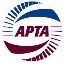 Two-thirds of Americans are likely to use high-speed rail in America if available, according to survey APTA logo