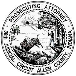 Brent Taylor sentenced today Allen County Prosecuting Attorney seal