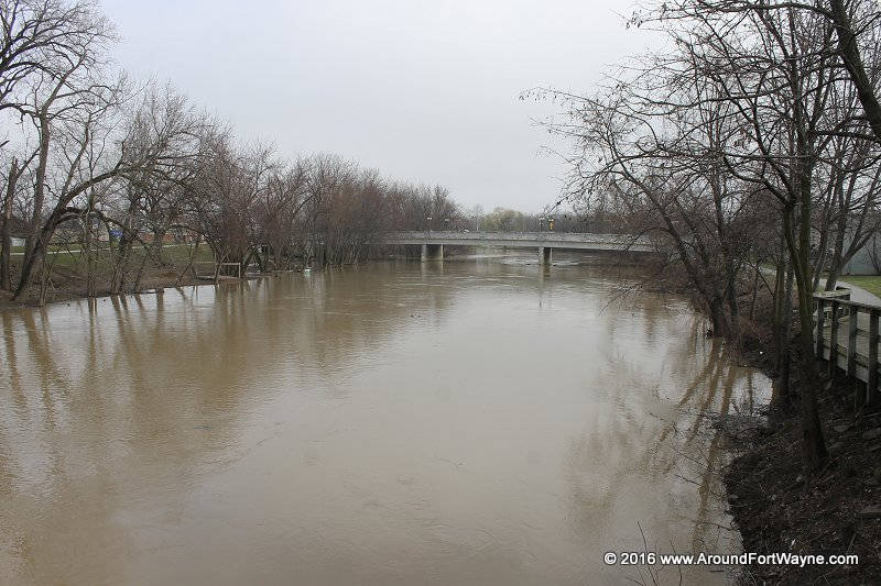St. Marys River The St. Marys River on March 15, 2016.