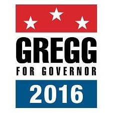 Gregg names Hale as running mate Gregg For Governor 2016 logo