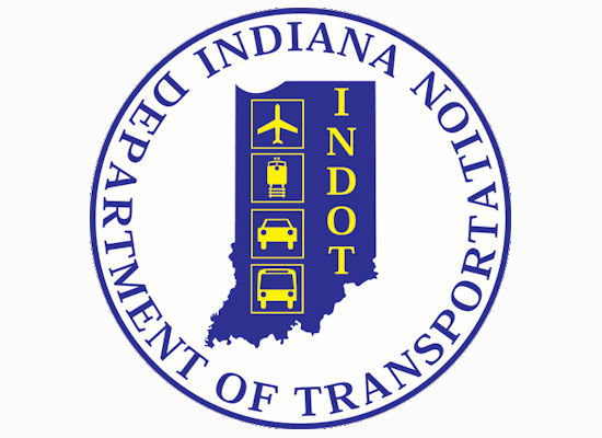 Coliseum Boulevard to close for railroad crossing construction INDOT logo new side