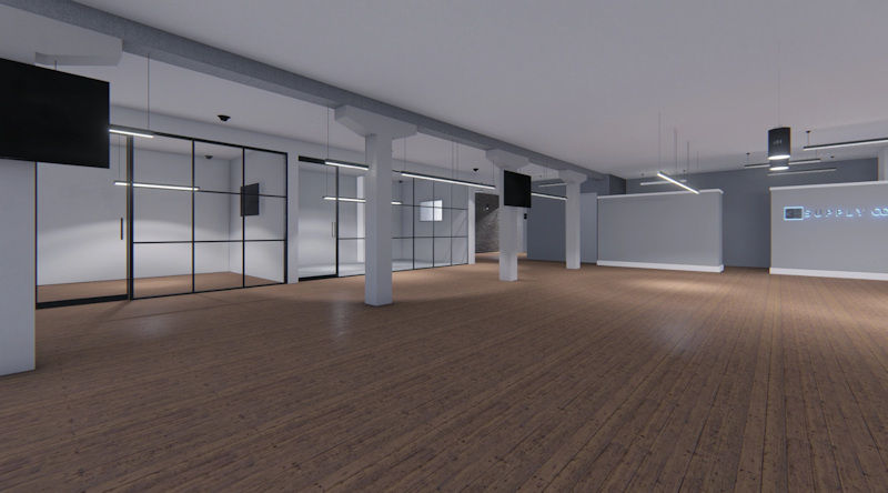 3 Bald Guys third floor rendering