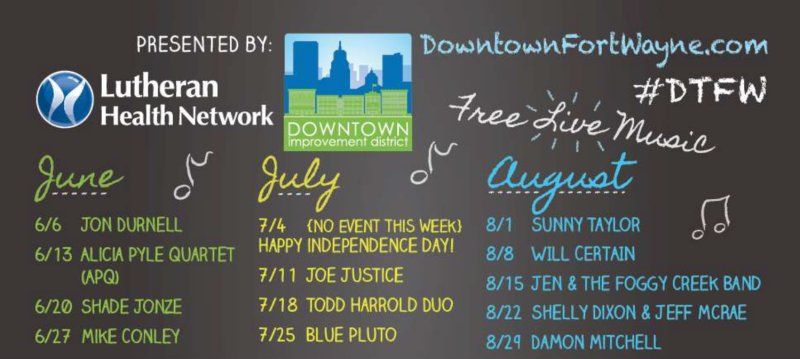 2019 Lunch on the Square schedule